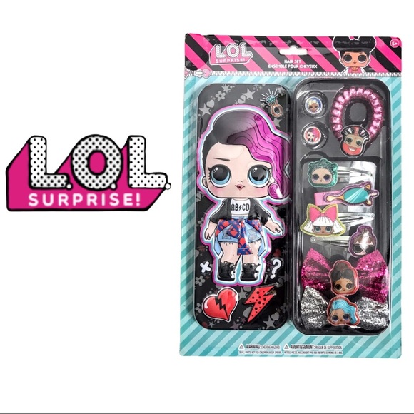 New Townley Girl LOL Surprise Hair Accessories & Tin Case - Picture 2 of 9